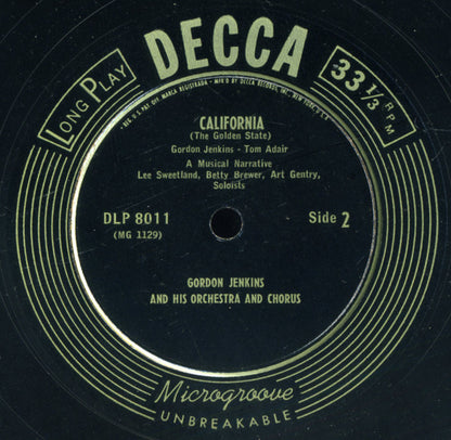 Gordon Jenkins And His Orchestra And Chorus - Manhattan Tower / California (The Golden State)