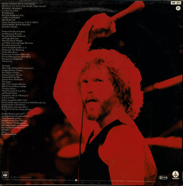 Kris Kristofferson - Shake Hands With The Devil