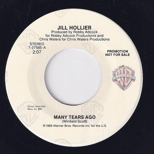 7": Jill Hollier - Many Tears Ago