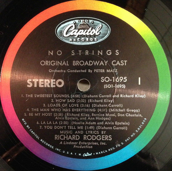 Richard Rodgers - No Strings - Original Broadway Cast