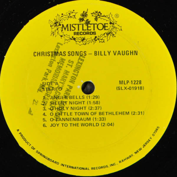 Billy Vaughn - Christmas Songs