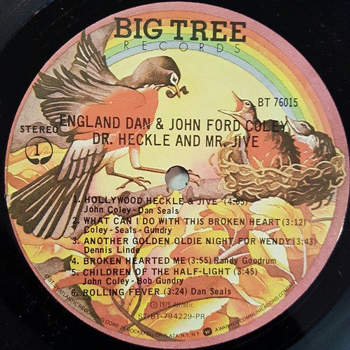 England Dan & John Ford Coley - Dr. Heckle And Mr. Jive