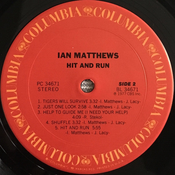 Iain Matthews - Hit And Run