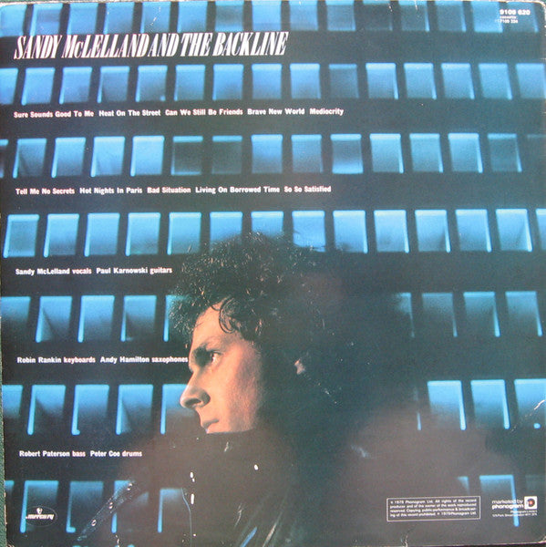 Sandy McLelland And The Backline - Sandy McLelland And The Backline
