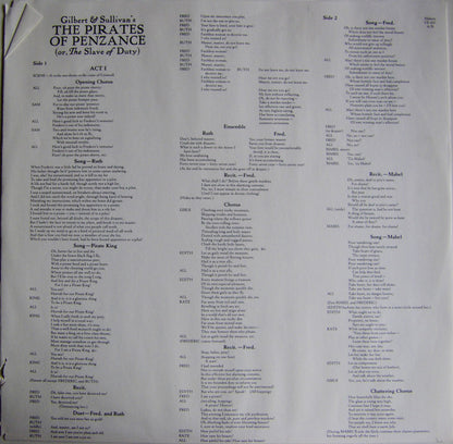 Various - Gilbert & Sullivan's The Pirates Of Penzance