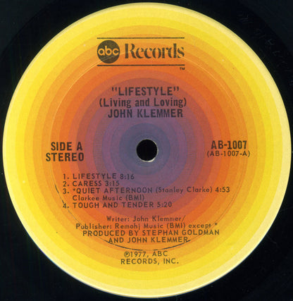 John Klemmer - Lifestyle (Living And Loving)