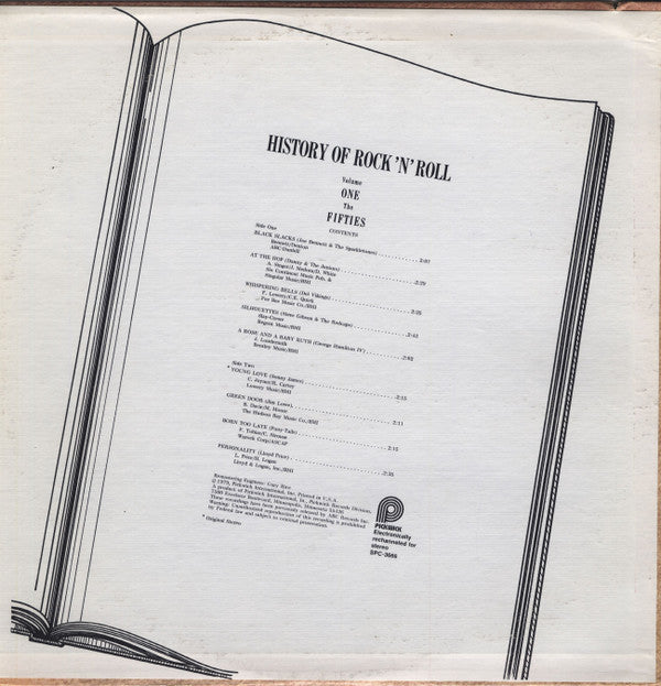 Various - History Of Rock 'N' Roll Volume One: The Fifties