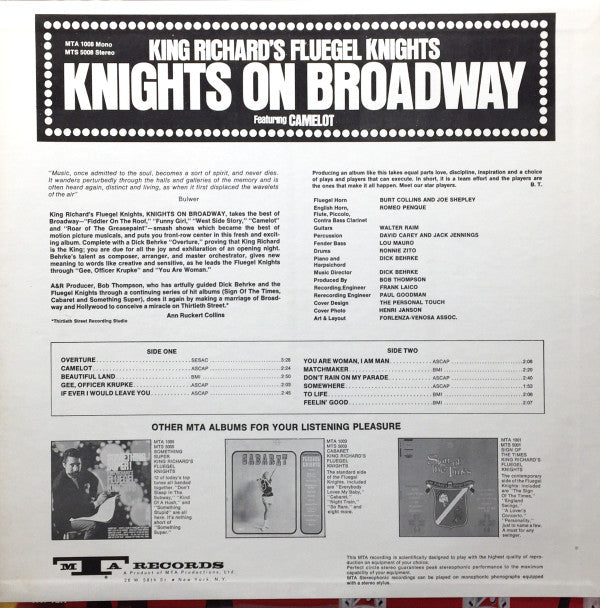 King Richard's Fluegel Knights - Knights On Broadway