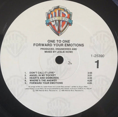 One To One - Forward Your Emotions