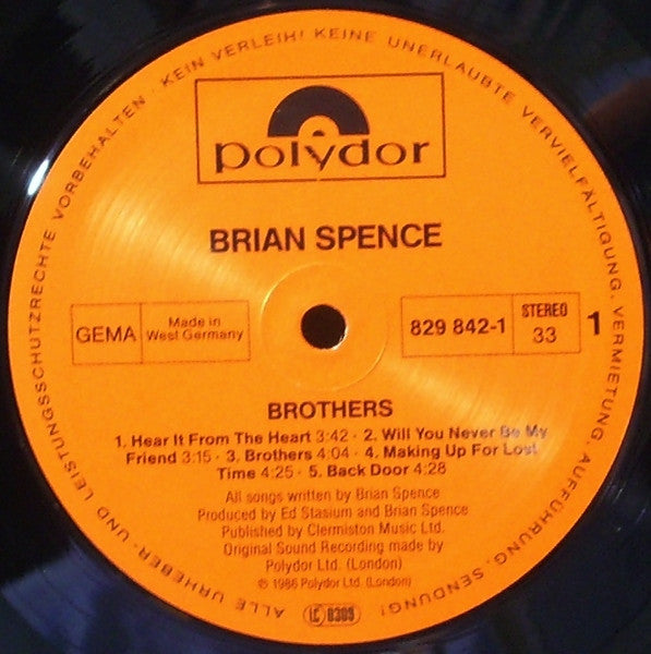 Brian Spence - Brothers