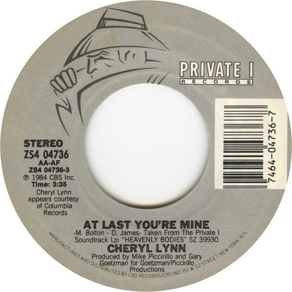 7": Cheryl Lynn - At Last You're Mine