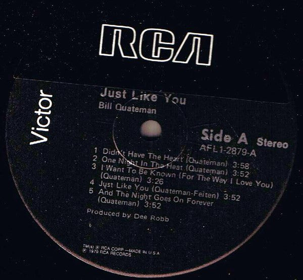 Bill Quateman - Just Like You