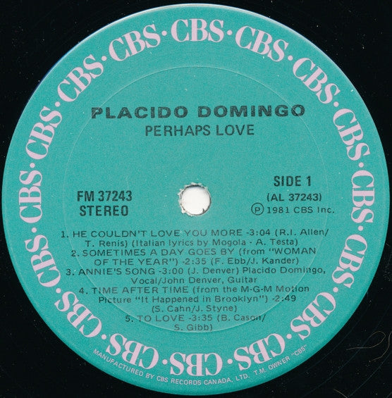 Placido Domingo, John Denver - Perhaps Love