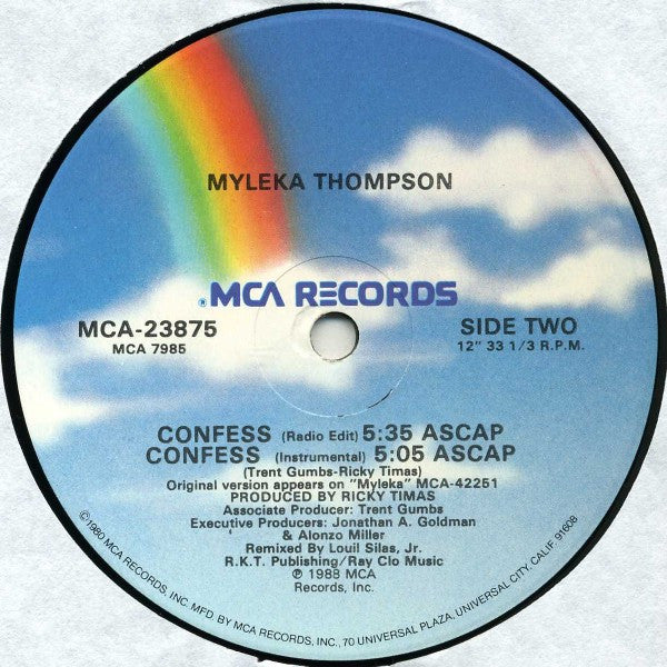 12": Myleka Thompson - Confess