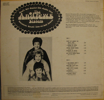 The Andrews Sisters - Don't Sit Under The Apple Tree