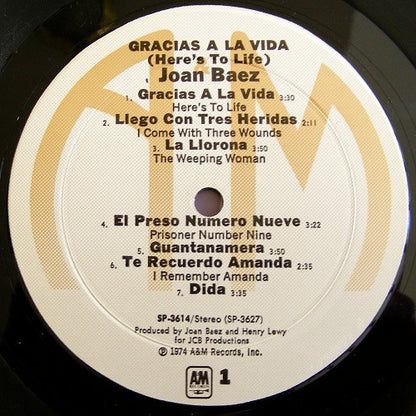Joan Baez - Gracias A La Vida / Here's To Life