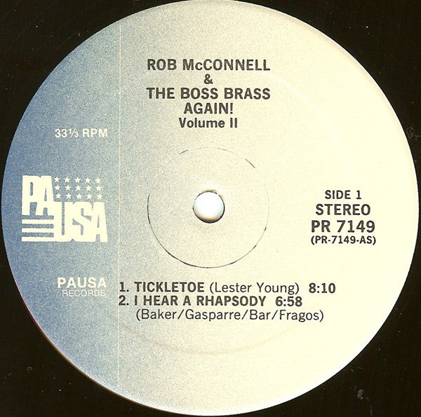 Rob McConnell & The Boss Brass - Again! Volume 2