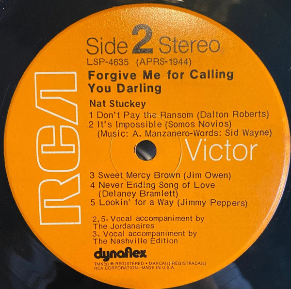 Nat Stuckey - Forgive Me For Calling You Darling