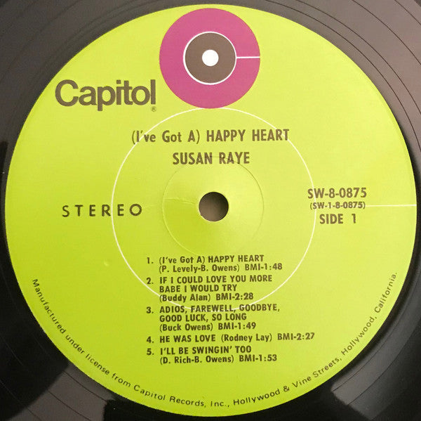 Susan Raye - I've Got A Happy Heart