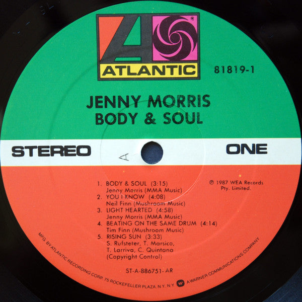 Jenny Morris - Body & Soul