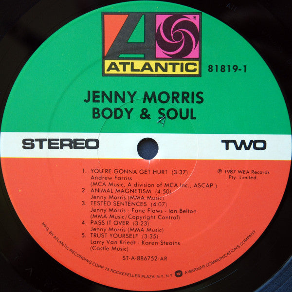 Jenny Morris - Body & Soul