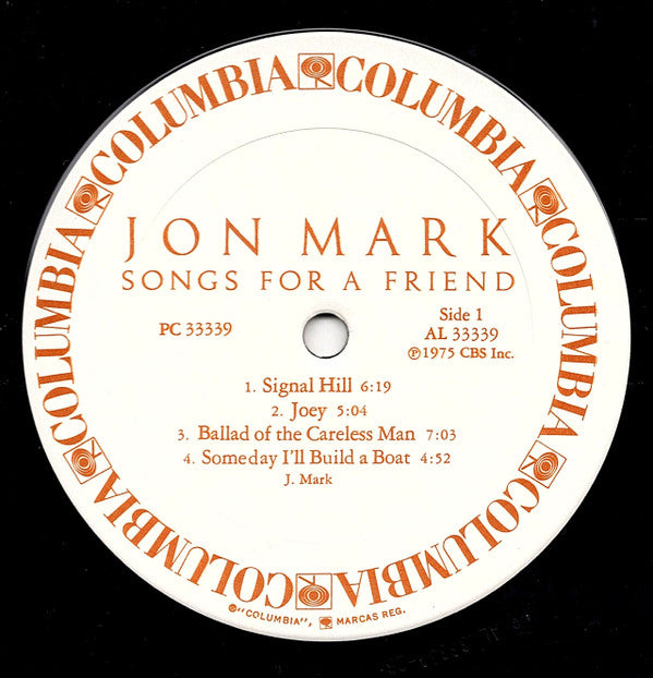 Jon Mark - Songs For A Friend