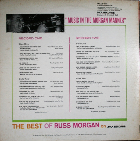 Russ Morgan And His Orchestra - The Best Of Russ Morgan