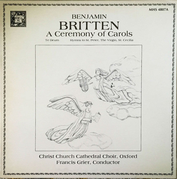 The Choir Of Christ Church Cathedral, Francis Grier - Benjamin Britten - A Ceremony Of Carols