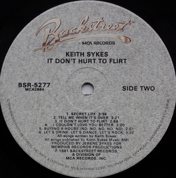 Keith Sykes - It Don't Hurt To Flirt