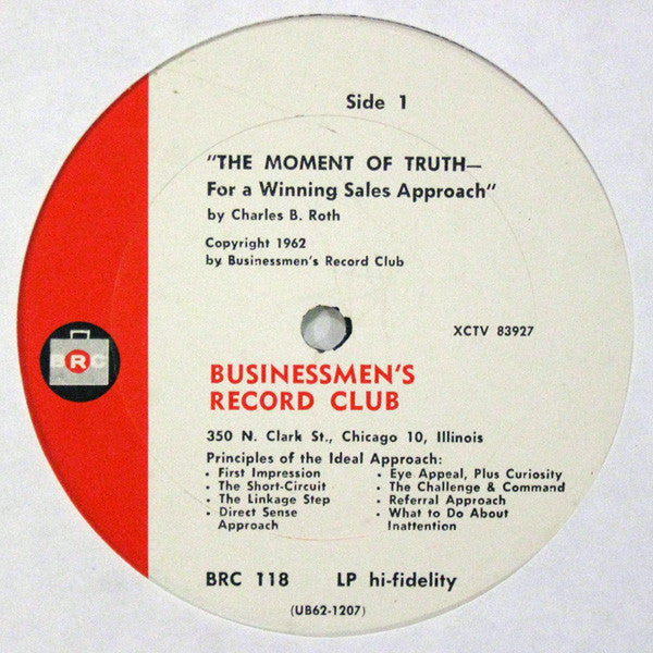 Charles B. Roth - The Moment Of Truth