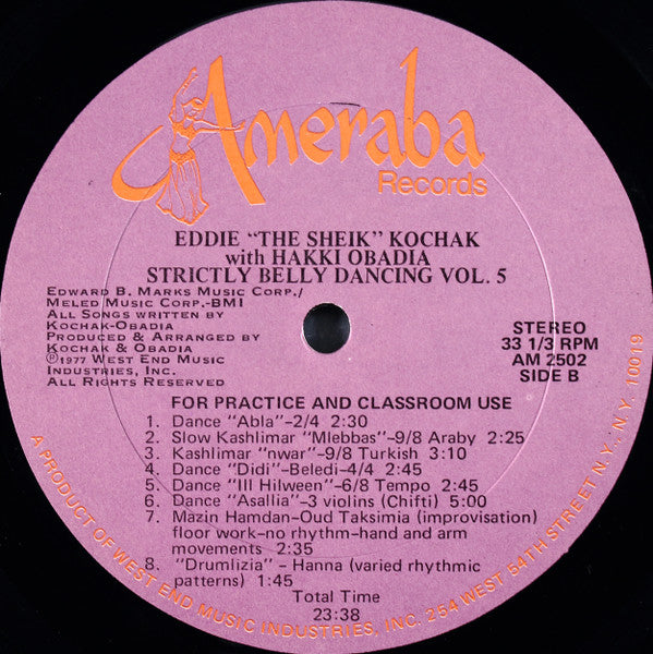 Eddie Kochak, Hakki Obadia - Strictly Belly Dancing The 5th Volume