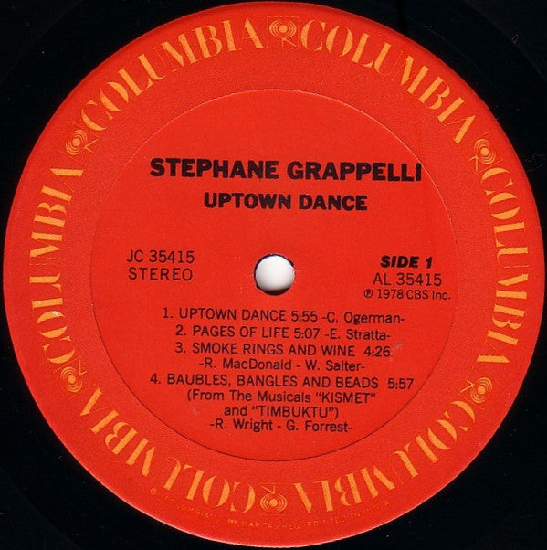 Stéphane Grappelli - Uptown Dance