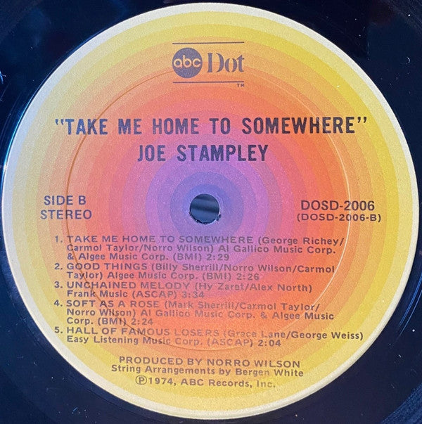 Joe Stampley - Take Me Home To Somewhere