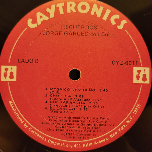 Jorge Garced - Recuerdos