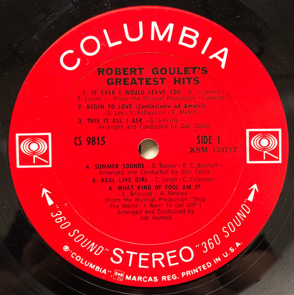 Robert Goulet - Robert Goulet's Greatest Hits