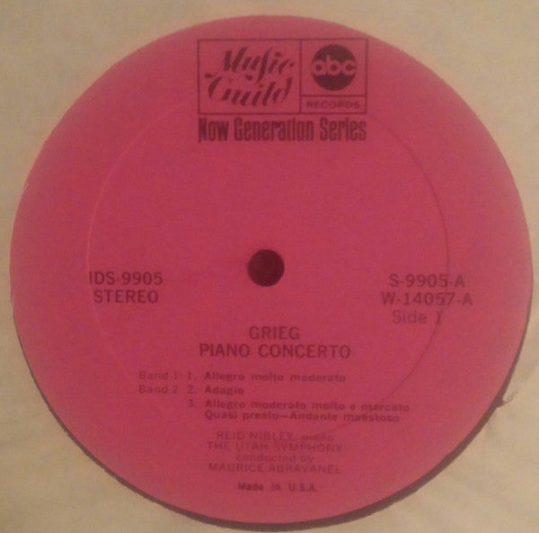 Utah Symphony Orchestra, Maurice de Abravanel - I Dig Grieg - Piano Concerto Peer Gynt Suites