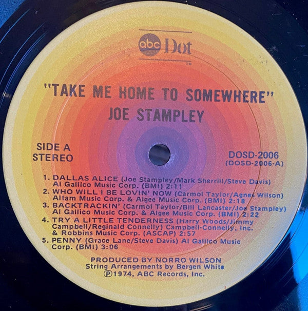 Joe Stampley - Take Me Home To Somewhere