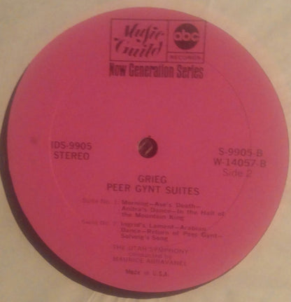 Utah Symphony Orchestra, Maurice de Abravanel - I Dig Grieg - Piano Concerto Peer Gynt Suites
