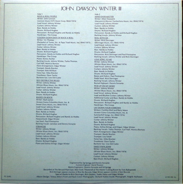 Johnny Winter - John Dawson Winter III