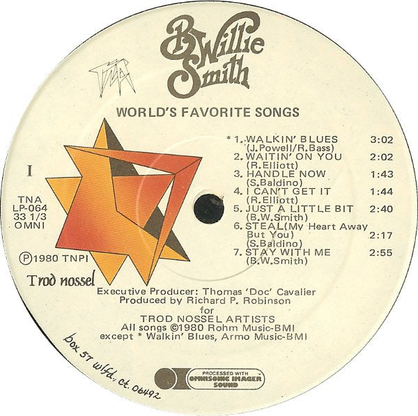 The B. Willie Smith Band - Worlds Favorite Songs