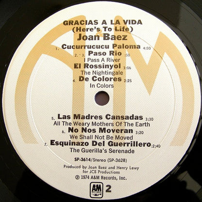 Joan Baez - Gracias A La Vida / Here's To Life