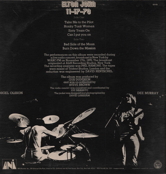 Elton John - 11-17-70