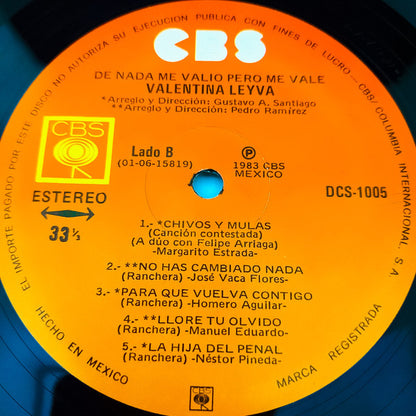 Valentina Leyva - De Nada Me Valio Pero Me Vale