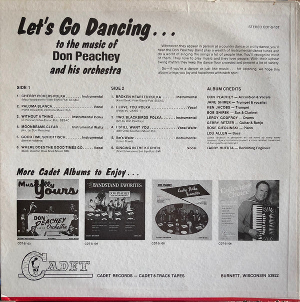 Don Peachey And His Orchestra - Let's Go Dancing...