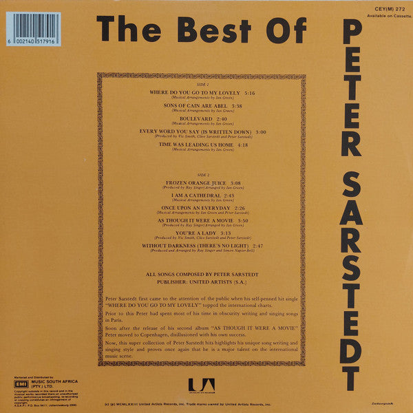 Peter Sarstedt - The Best Of Peter Sarstedt