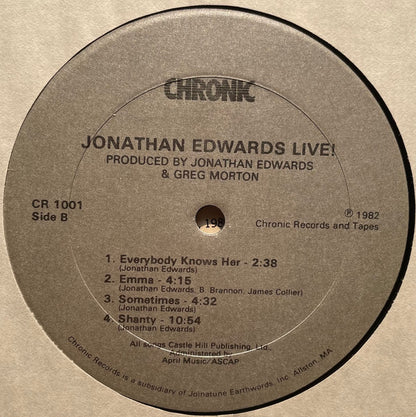 Jonathan Edwards - Live!