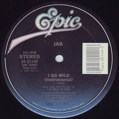 12" Single: Jak - I Go Wild