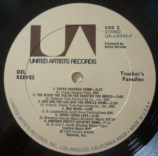 Del Reeves - Trucker's Paradise