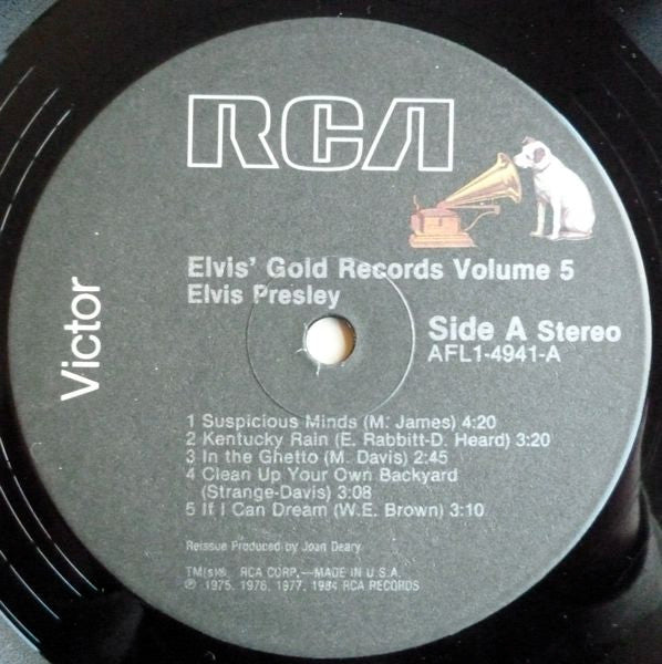 Elvis Presley - Elvis' Gold Records Volume 5
