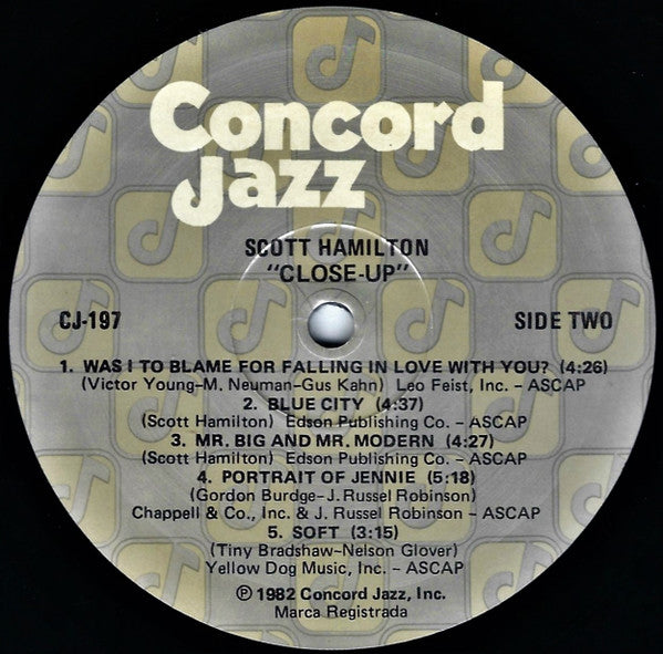 Scott Hamilton - Close Up